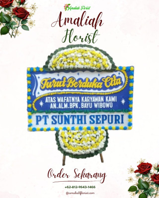 Papan Bunga Duka di Mlatiharjo