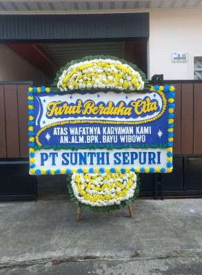 Papan Bunga Duka di Mlatiharjo